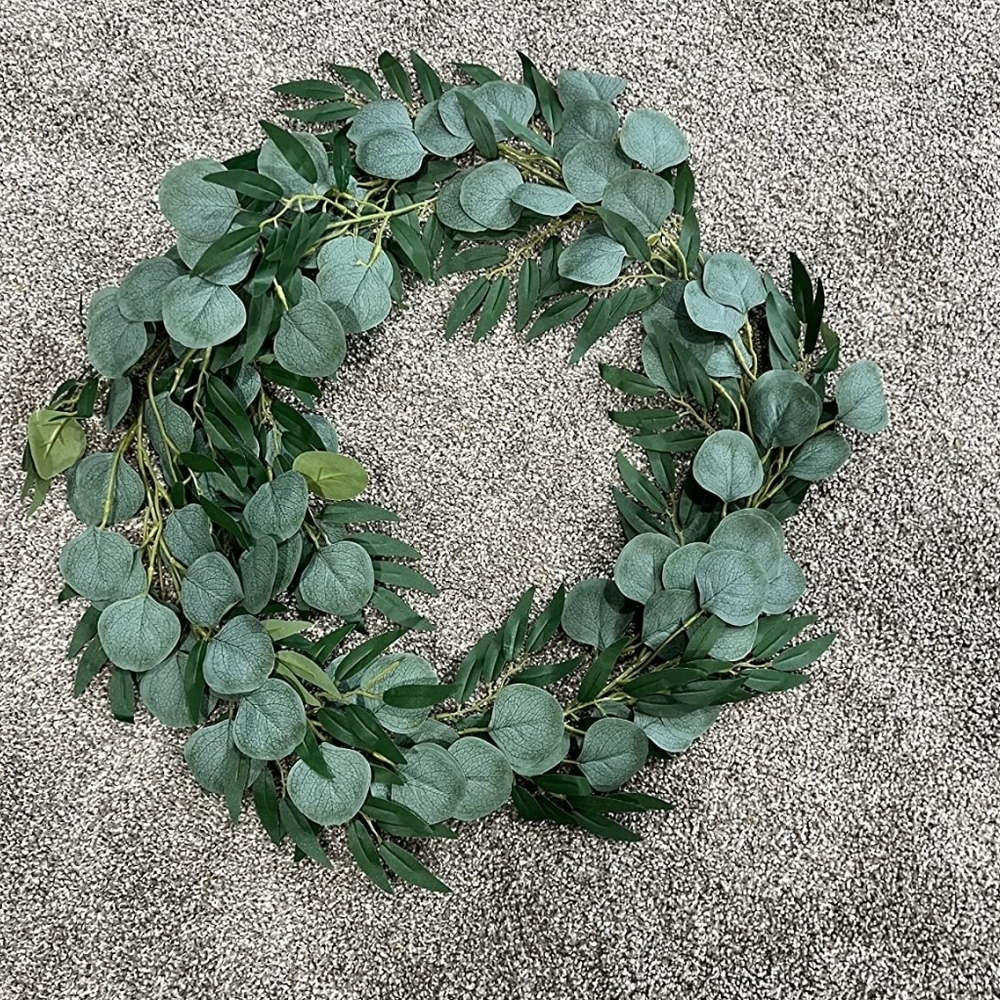 12 Green Eucalyptus Garland